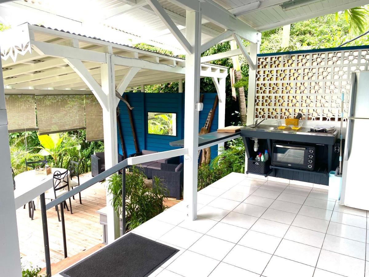 Lodge Pamplemousse Avec Piscine Privative , Dans Parc Calme A 500 M Plage Le Carbet Exterior foto